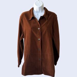 Fleet Street S Vintage Button Shirt Brown Relaxed